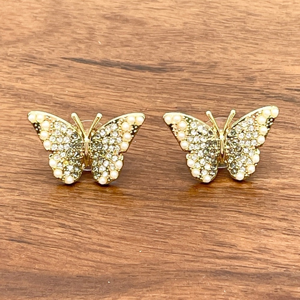 Sugarfix Butterfly Stud Earrings Coquette Y2K Glam Feminine Girly Grabbitz